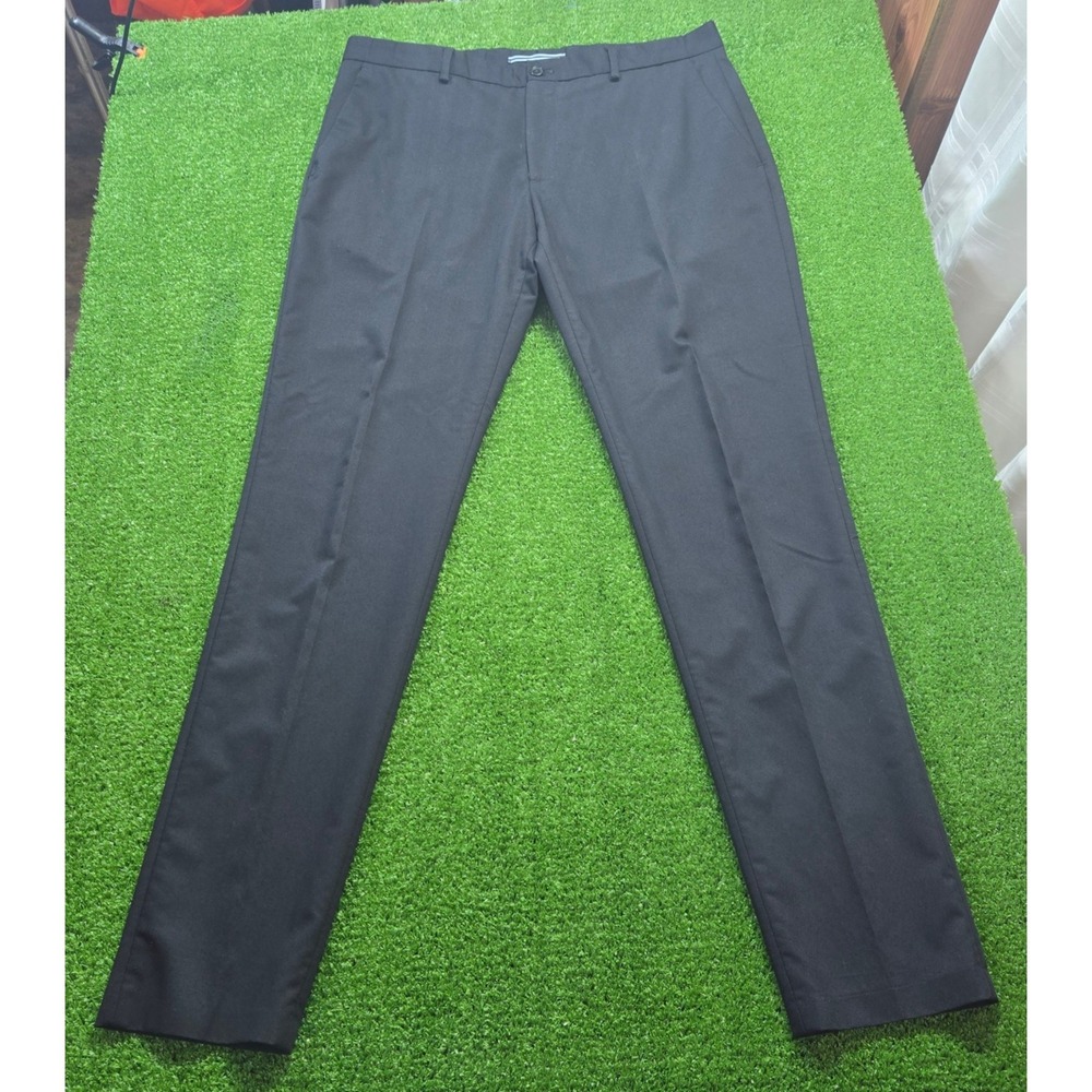 Zara Mens Size 34 Black Slim Fit Dress Pants Viscose Blend